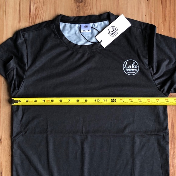 NEW Flathead Lake Montana Shirt Black Small Men’s - Picture 8 of 14